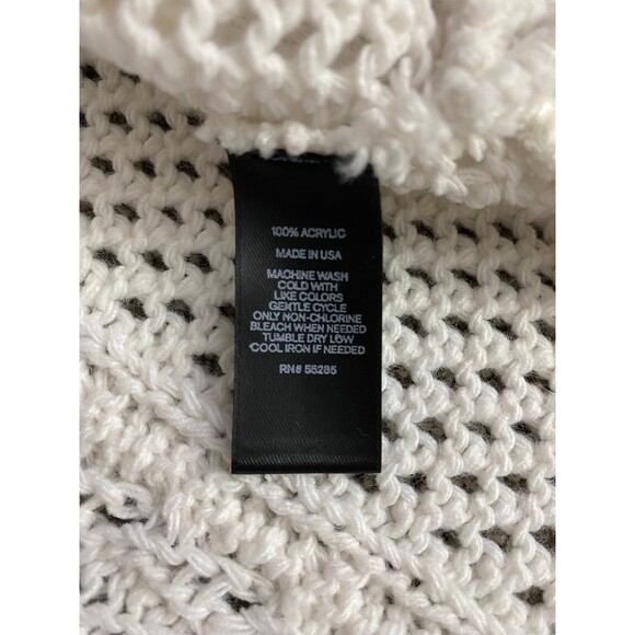 Express White Cable Knit Chunky Sweater – Size Small - Picture 6 of 6